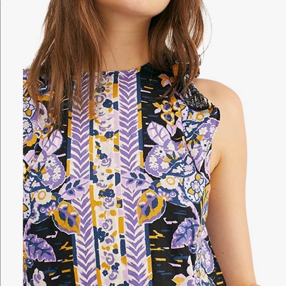 Free People Summer in Tulum Linen Blend Tunic M - Picture 3 of 10